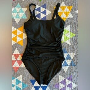 NWOT Athleta Black One Piece Swimsuit